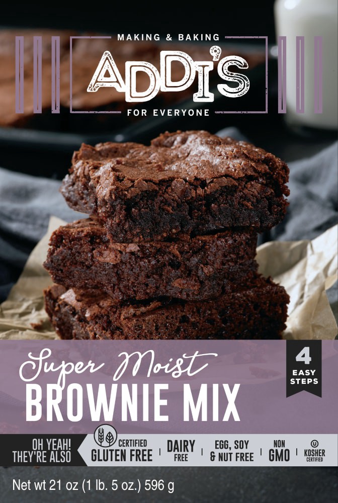 slide 3 of 3, Addi's Super Moist Brownie Mix, 21 oz