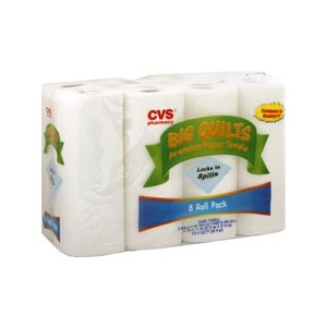 slide 1 of 1, CVS Pharmacy Premium Two-Ply Paper Towels, 8 ct