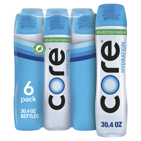 slide 29 of 29, Core Hydration 6 Pack Perfectly Balanced Water 6-30.4 fl oz Bottles, 6 ct; 30.4 fl oz