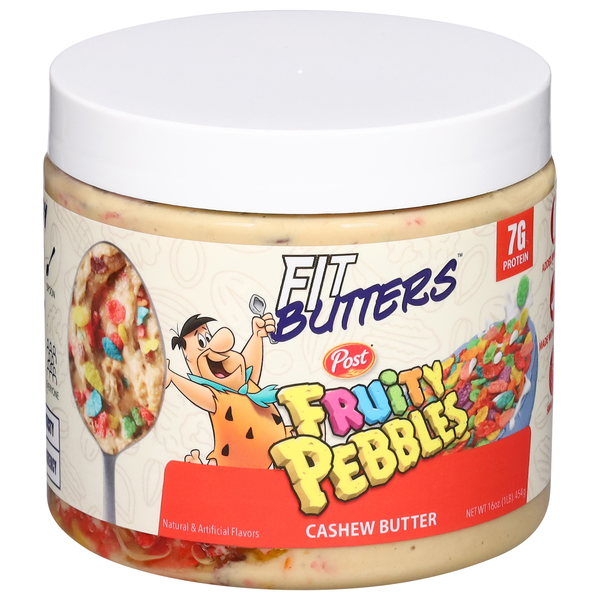 slide 1 of 1, Fit Butters Fruity Pebbles Cashew Butter 16 oz, 16 oz