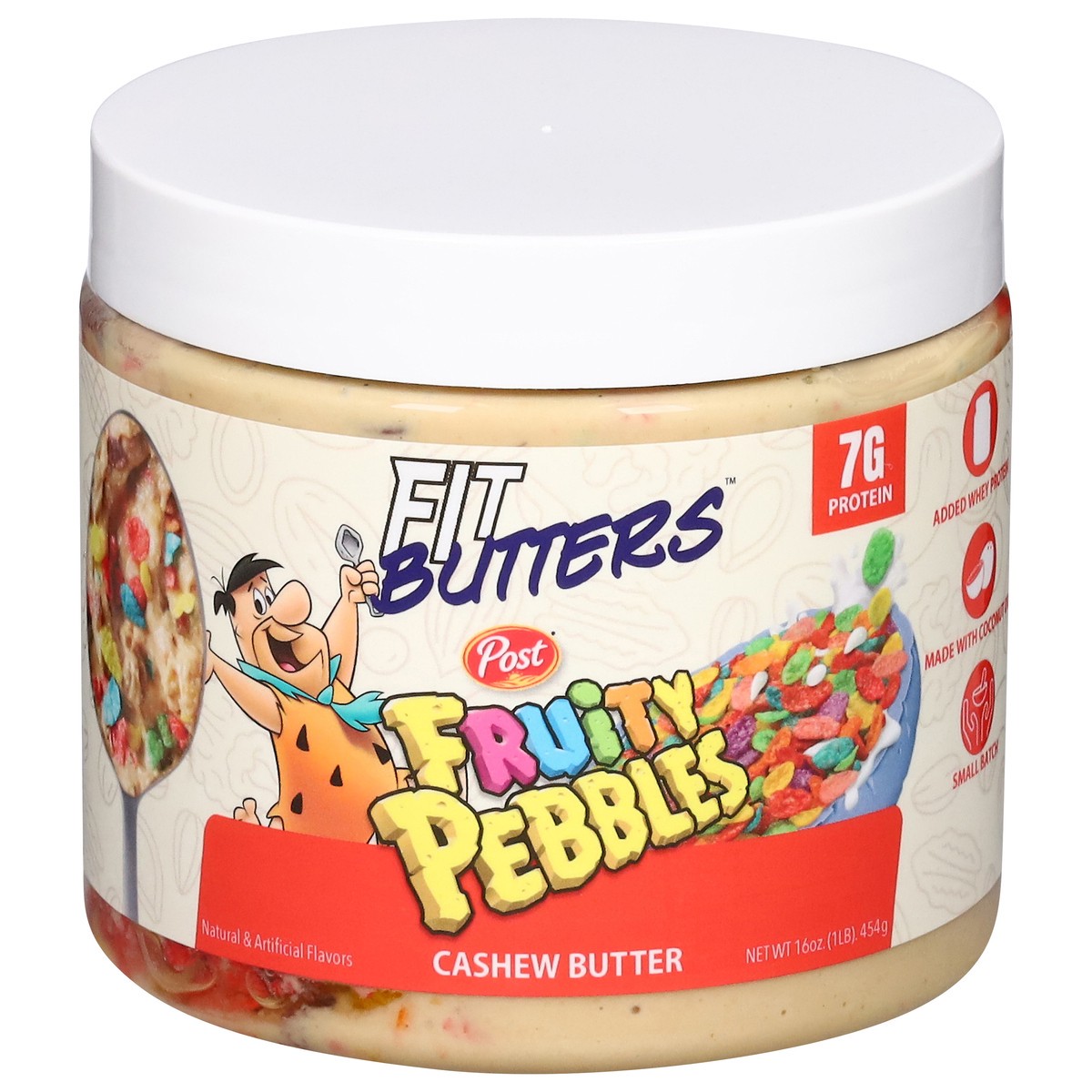 slide 1 of 13, Fit Butters Fruity Pebbles Cashew Butter 16 oz, 16 oz