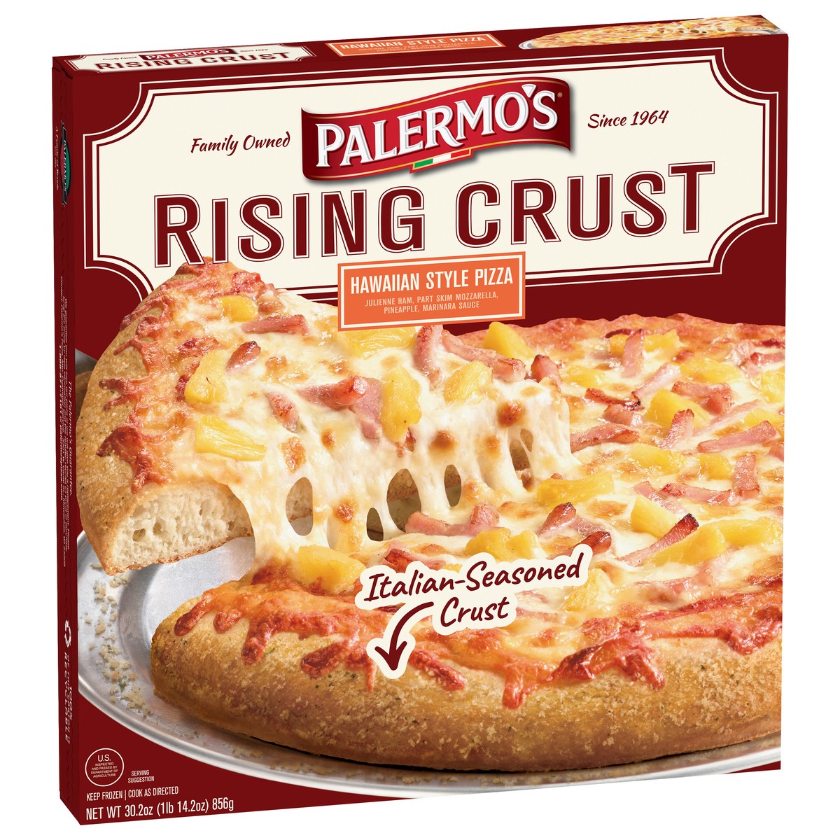slide 9 of 11, Palermo's Pizza, Rising Crust, Hawaiian Style, 30.2 oz