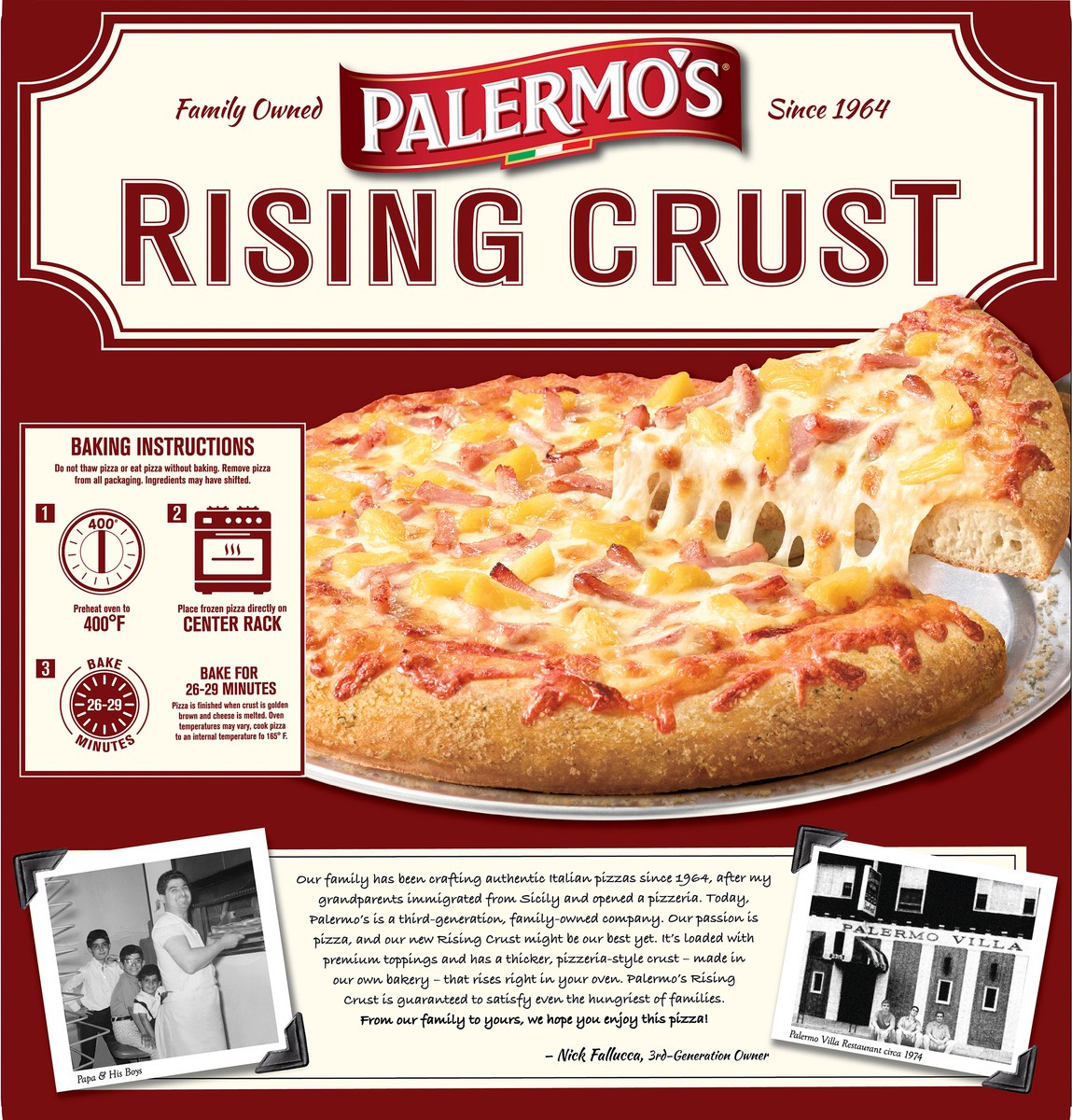 slide 7 of 11, Palermo's Pizza, Rising Crust, Hawaiian Style, 30.2 oz
