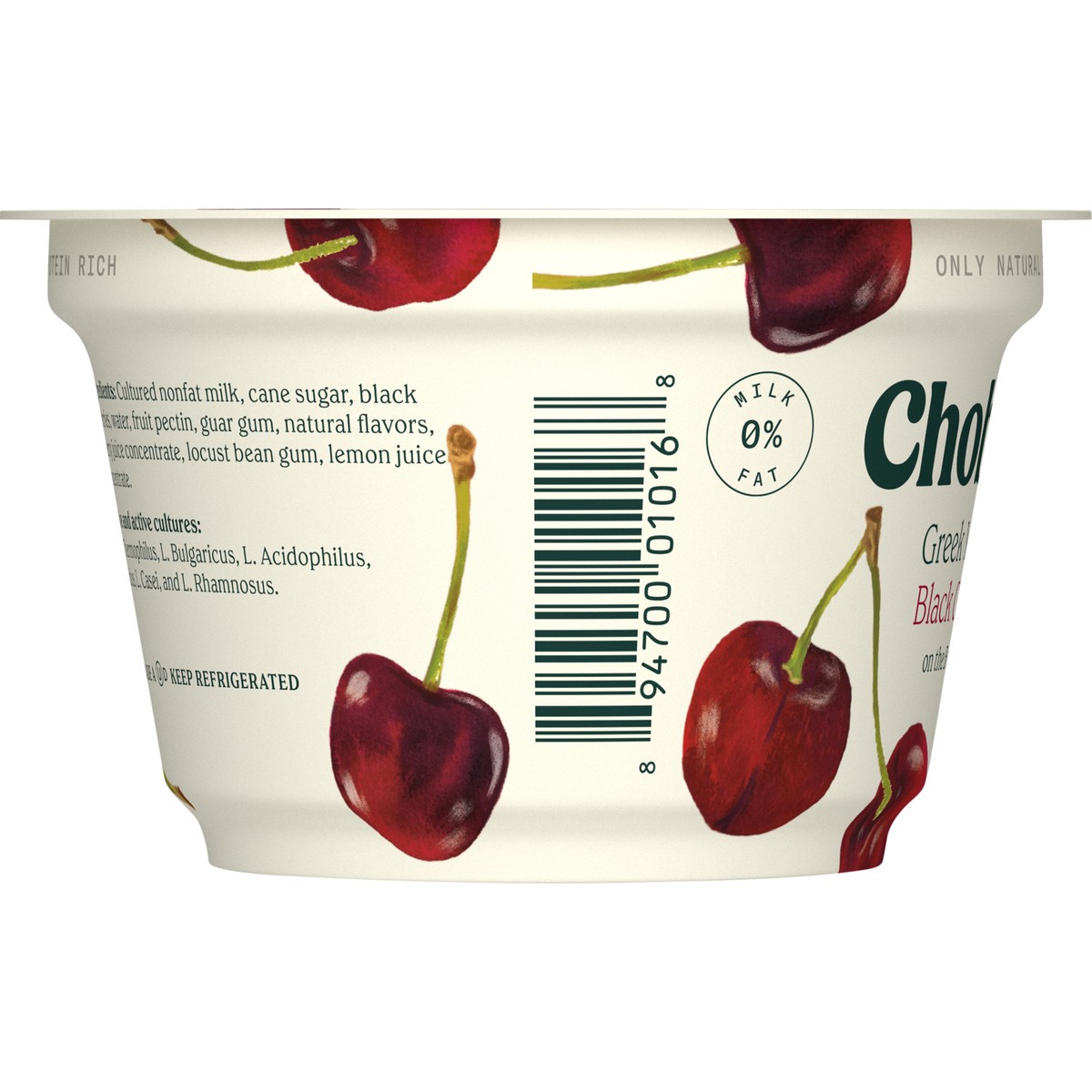 slide 2 of 9, Chobani Black Cherry On The Bottom Greek Yogurt, 5.3 oz