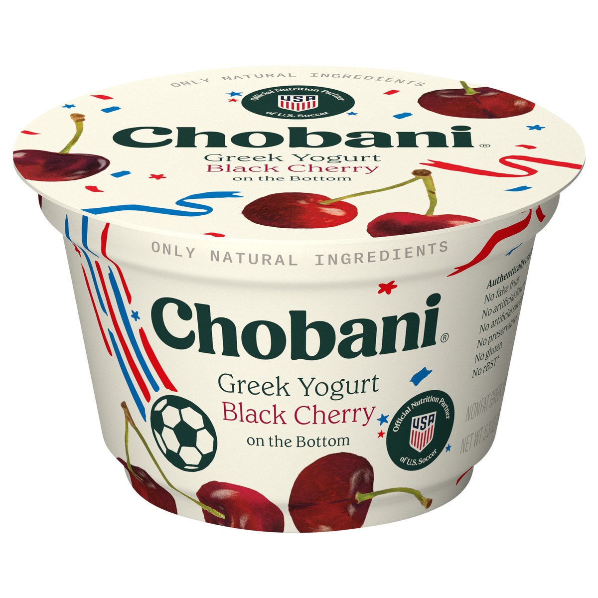 slide 1 of 9, Chobani Yogurt, Nonfat, Greek, Black Cherry, 5.3 oz