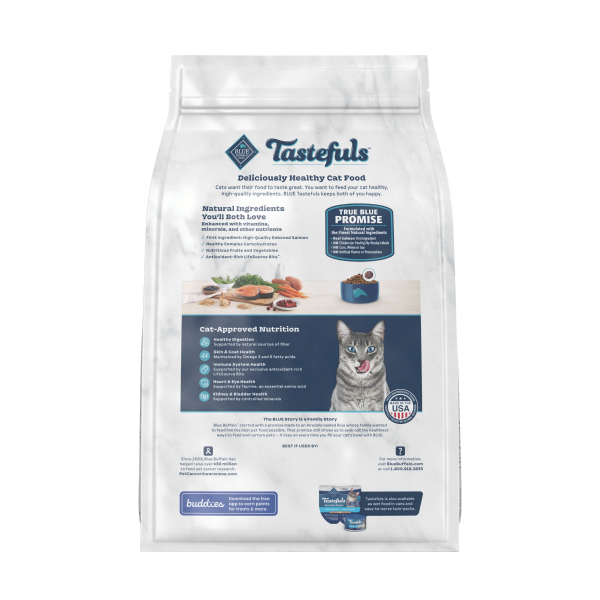 slide 15 of 21, Blue Buffalo Salmon & Rice Tstful Cat Adult Indr, 5 ct