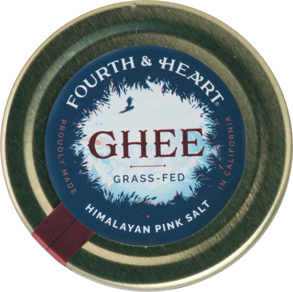 slide 4 of 14, 4th & Heart Gluten Free Grass-Fed Pink Salt Ghee (Clarified Butter), 9 oz
