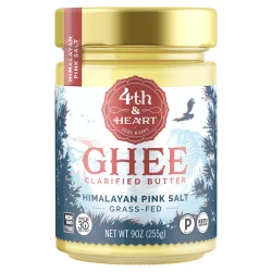 4th & Heart Ghee Clarified Butter, Himalayan Pink Salt