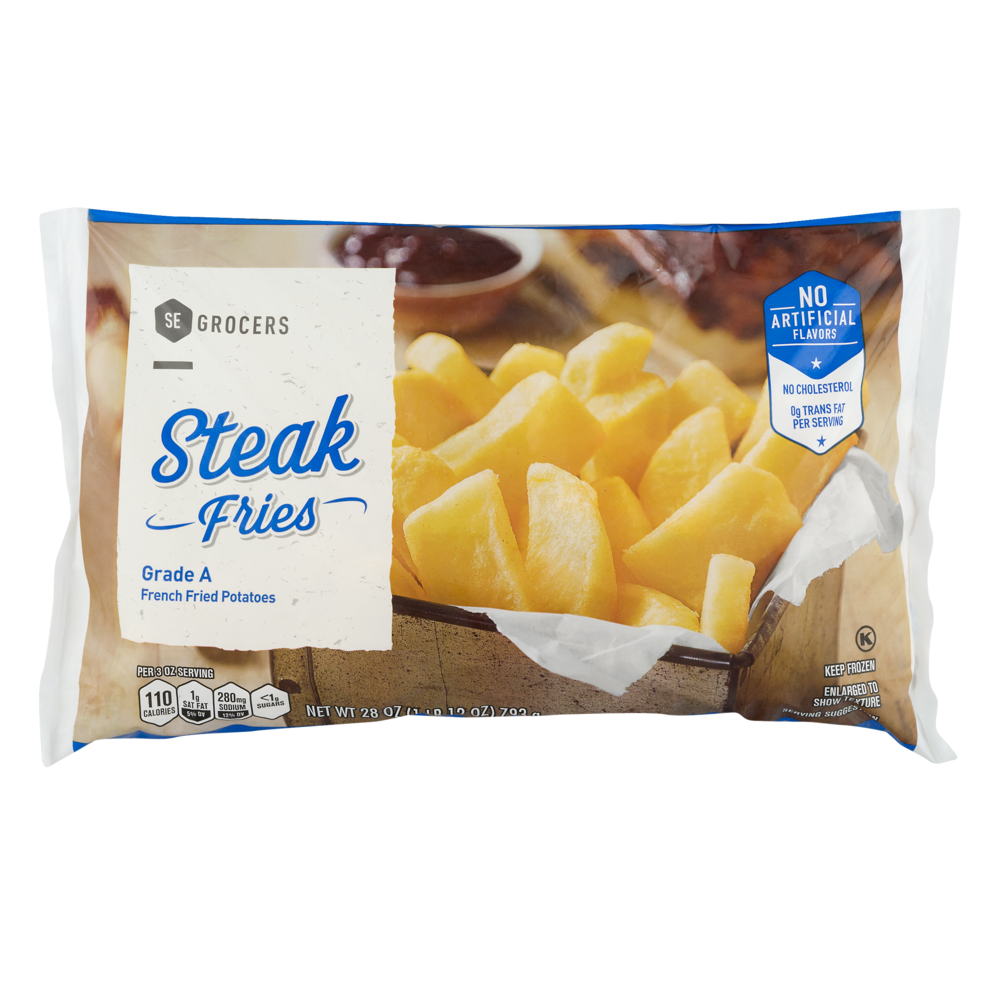 slide 1 of 1, SE Grocers Steak Fries 28 Ounces, 28 oz
