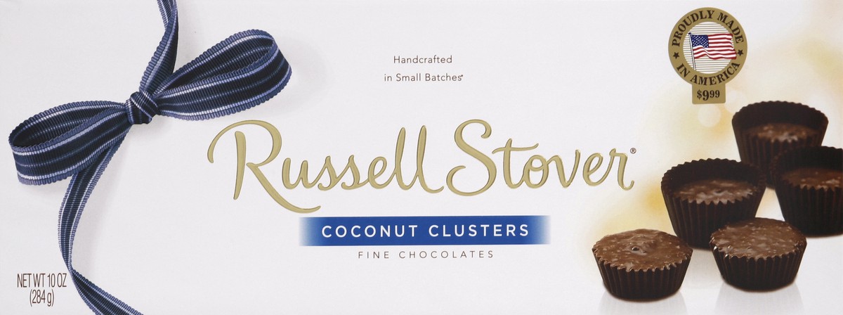 slide 1 of 4, Russell Stover Coconut Clusters 10 oz, 10 oz