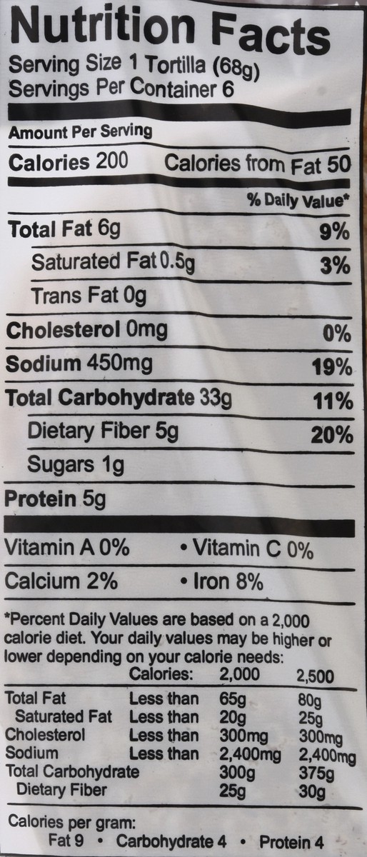 slide 5 of 10, Mi Rancho Organic 100% Whole Wheat Tortillas, 14.4 oz