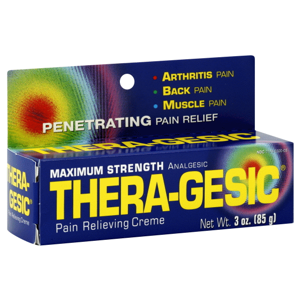 slide 1 of 1, Thera-Gesic Maximum Strength Pain Relieving Creme, 3 oz