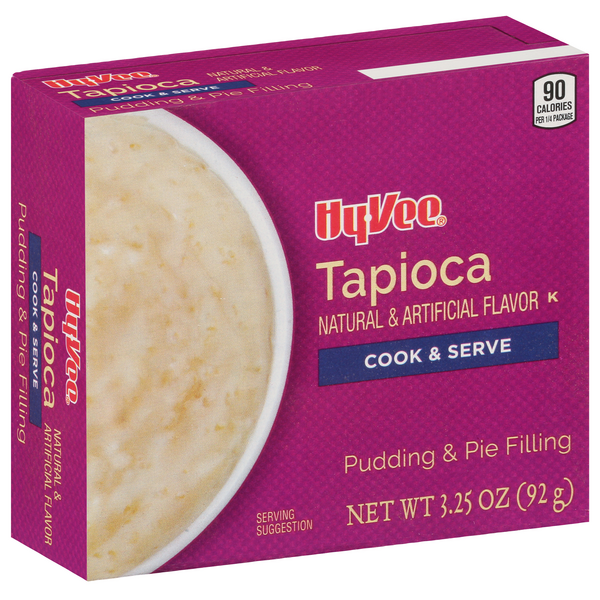 slide 1 of 1, Hy-vee Tapioca Cook & Serve Pudding & Pie Filling - 3.25 oz, 3.25 oz
