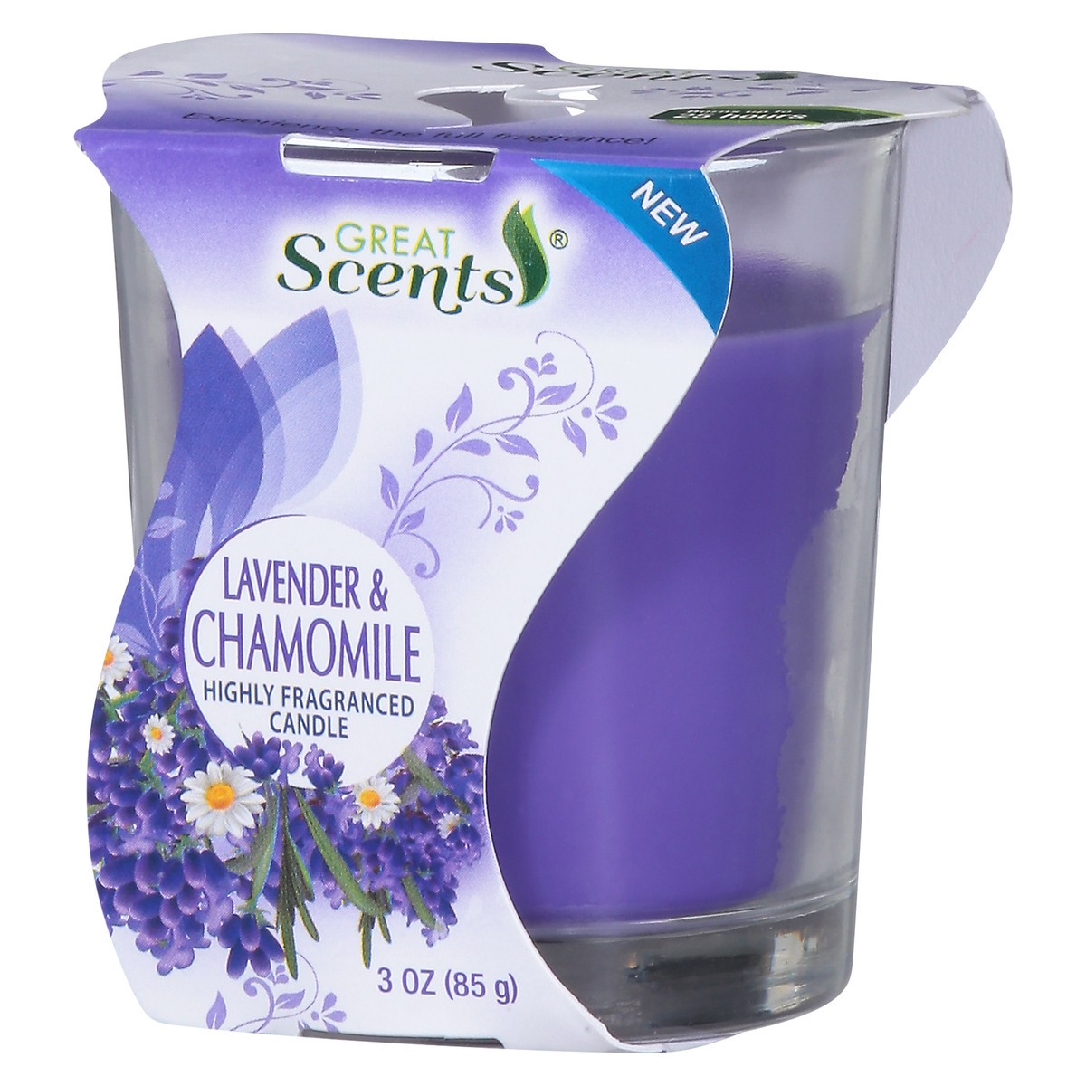 slide 8 of 13, Great Scents Highly Fragranced Lavender & Chamomile Candle 1 ea, 1 ct