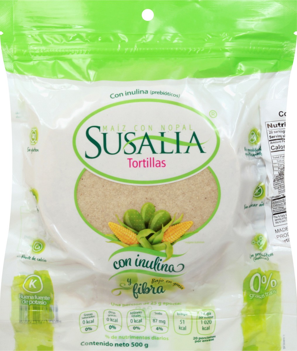 slide 9 of 10, Susalia Corn and Cactus Tortilla 17.63 oz, 24 ct