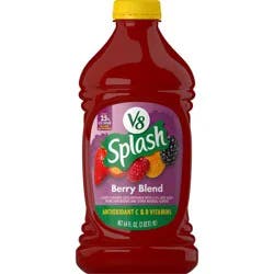 V8 Splash Berry Blend Flavored Juice Beverage, 64 FL OZ Bottle