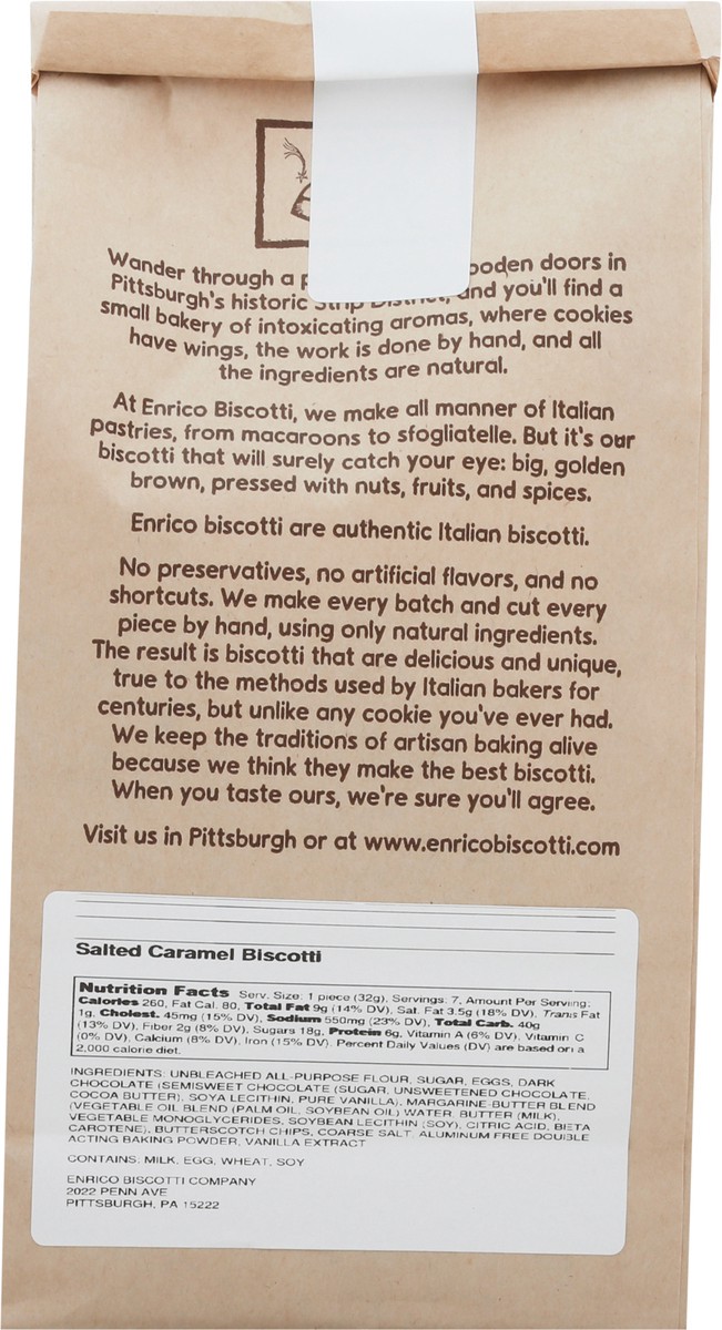 slide 7 of 12, The Enrico Biscotti Company Salted Caramel - 8 oz, 8 oz