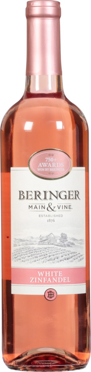 slide 1 of 2, Beringer White Zinfandel 750 ml, 750 ml