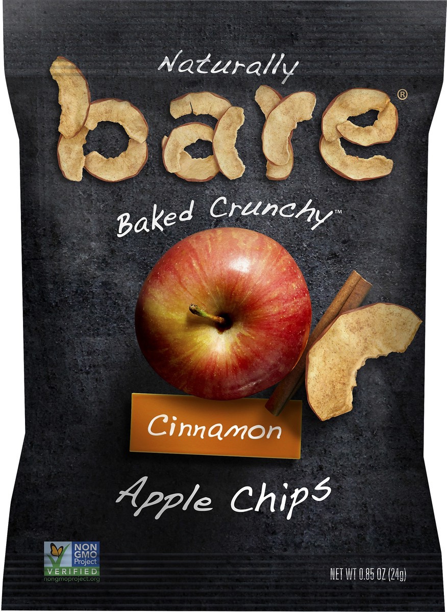 slide 2 of 2, Bare Cinnamon Apple Chips 0.85 oz, 0.85 oz