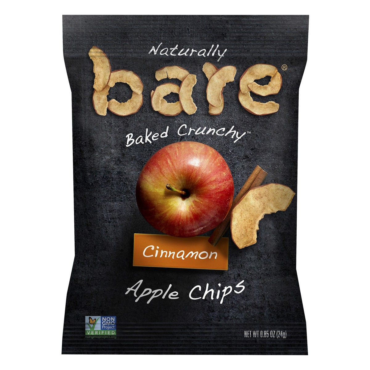 slide 1 of 2, Bare Cinnamon Apple Chips 0.85 oz, 0.85 oz