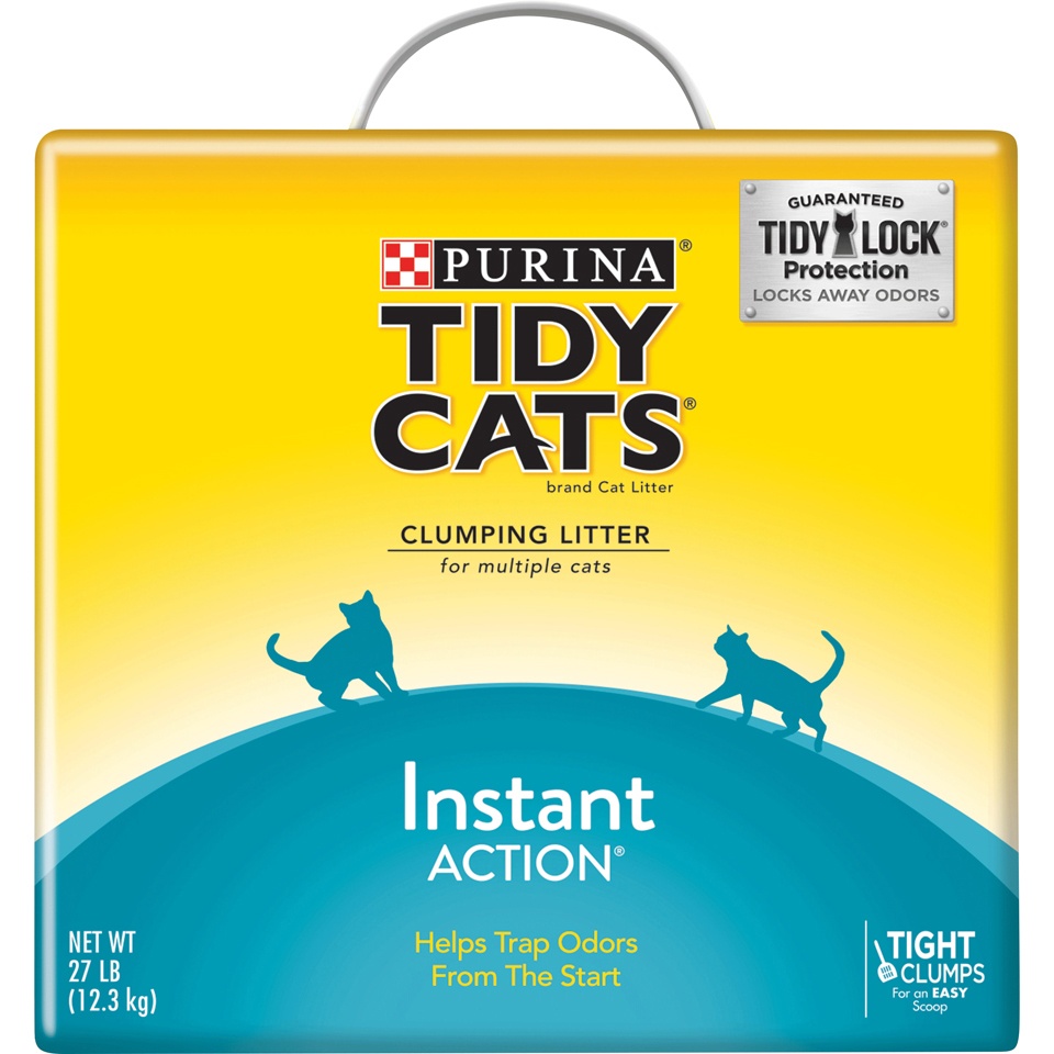 slide 1 of 1, Purina Tidy Cats Clumping Litter Instant Action For Multiple Cats, 1 ct