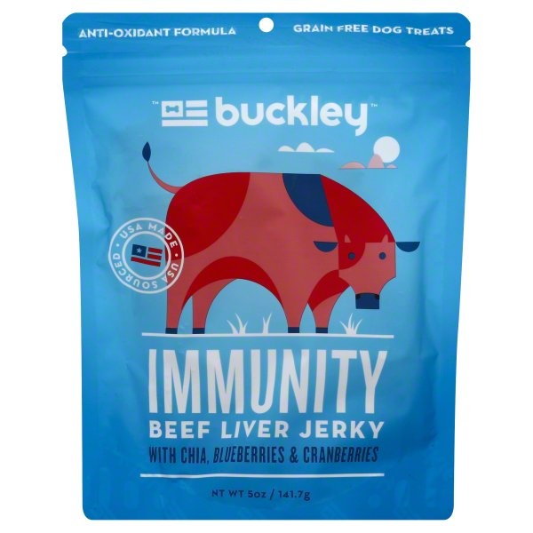 slide 1 of 1, Buckley Pet Skin & Coat Beef Liver Jerky for Dogs, 5 oz