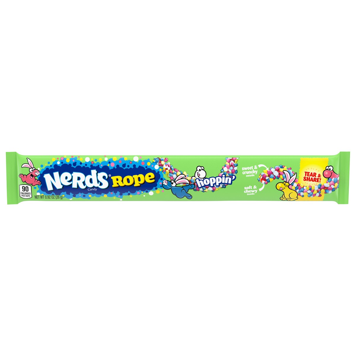 slide 1 of 9, Nerds Rope Hoppin' Candy 0.92 oz, 0.92 oz