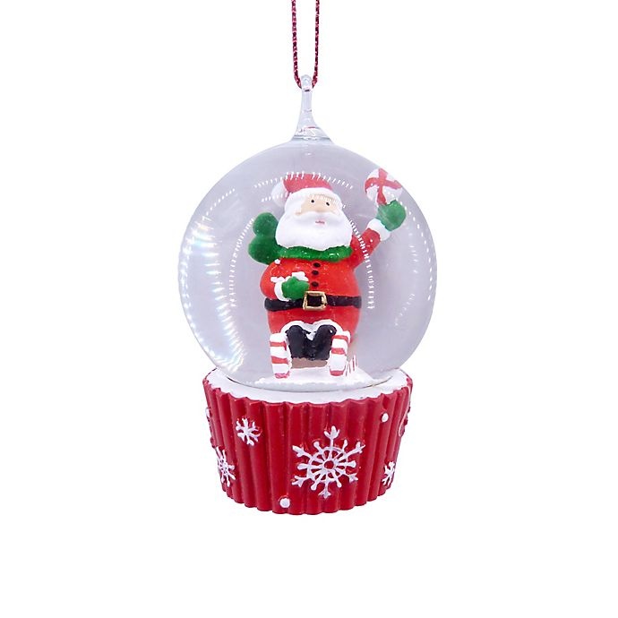 slide 5 of 5, Winter Wonderland Mini Snow Globe Christmas Ornaments, 4 ct