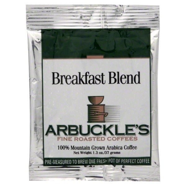 slide 1 of 1, Arbuckles Coffees, Fine Roasted, Breakfast Blend - 1.3 oz, 1.3 oz