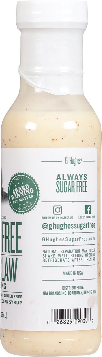 slide 8 of 9, G Hughes Sugar Free Coleslaw Dressing, 12 fl oz