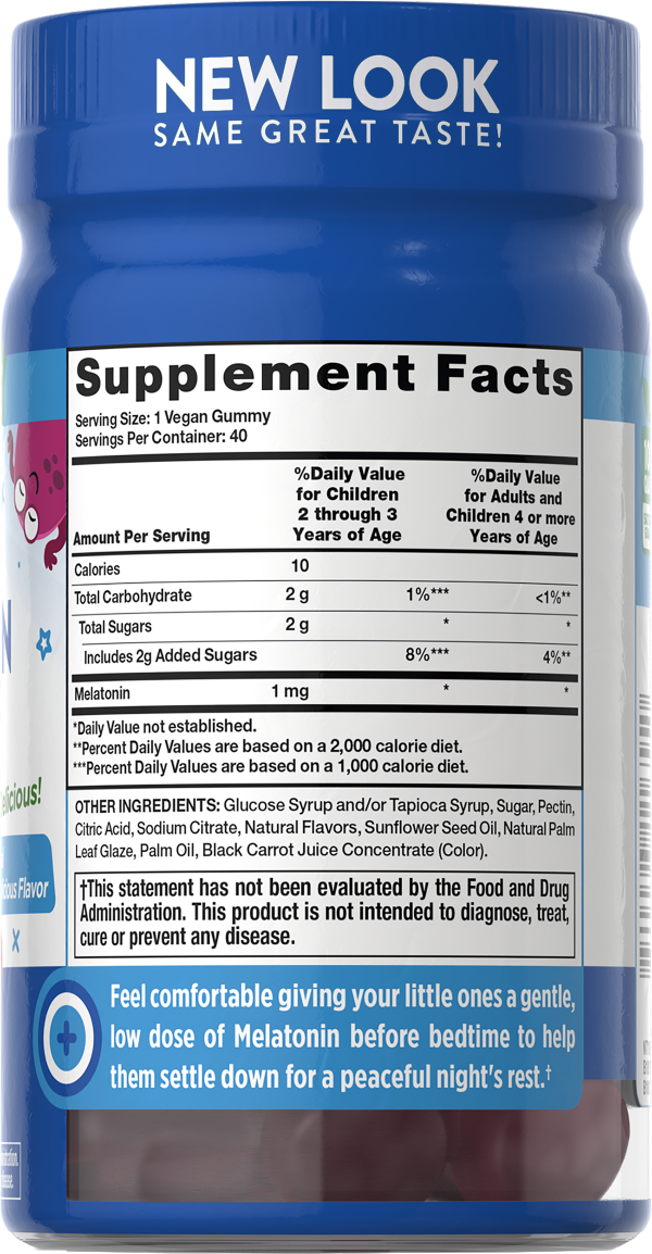 slide 10 of 10, Nature's Truth Just 4 Kidz Delicious Cherrylicious Flavor Melatonin 40 Gummies, 40 ct