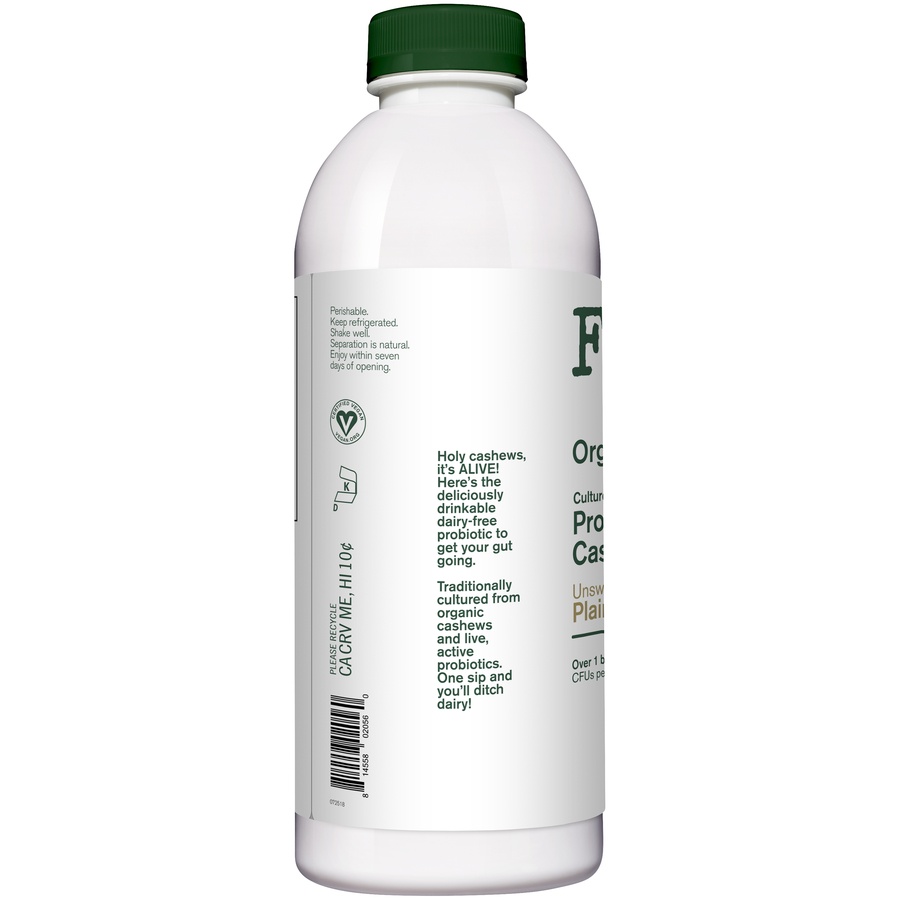 slide 2 of 4, Forager Project Organic Plain Dairy-Free Drinkable Cashew-Gurt, 28 fl oz