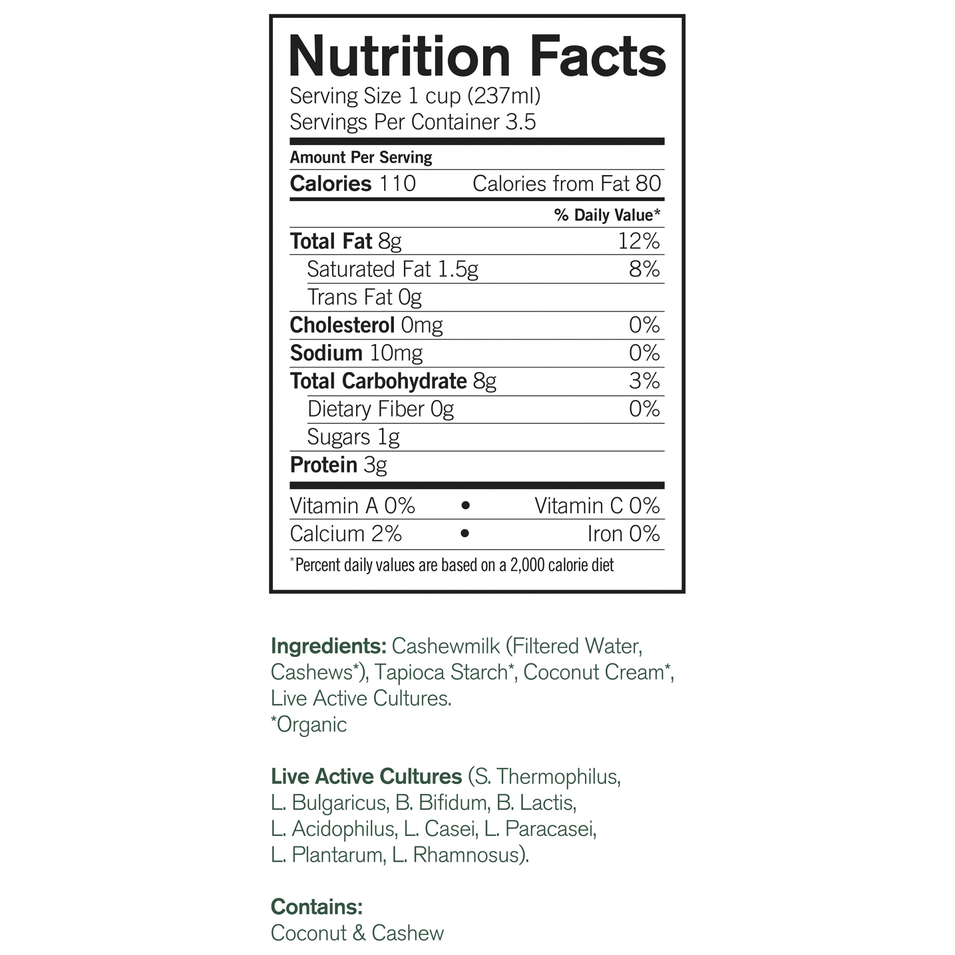 slide 4 of 4, Forager Project Organic Plain Dairy-Free Drinkable Cashew-Gurt, 28 fl oz