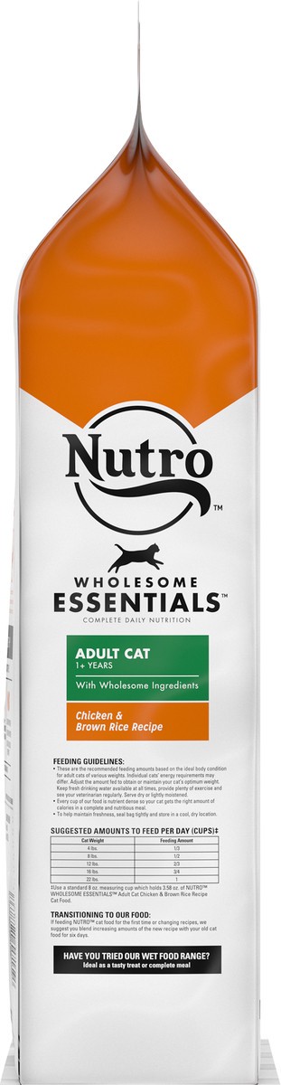 slide 9 of 9, Nutro Wholesome Essentials Adult 1+ Years Natural Cat Food 48 oz, 48 oz