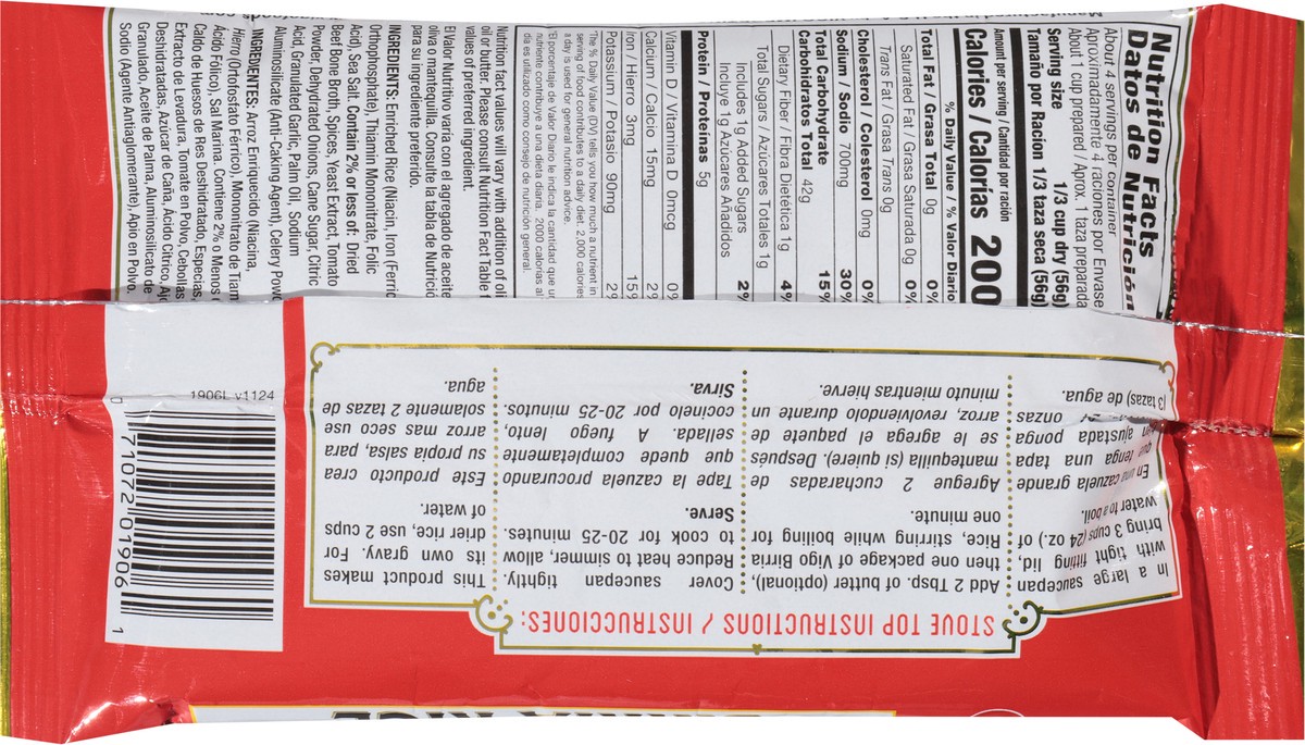 slide 10 of 14, Vigo Authentic Spiced Beef Bone Broth Savory Birria Rice 8 oz, 8 oz