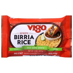 Vigo Authentic Spiced Beef Bone Broth Savory Birria Rice 8 oz