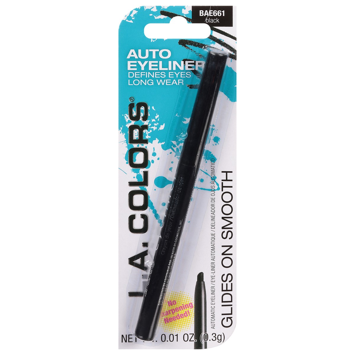 slide 1 of 10, L.A. Colors Auto Eyeliner, SM