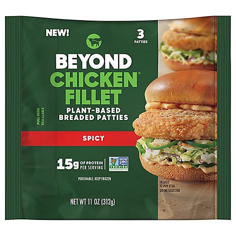 slide 1 of 1, Beyond Meat Chicken Breaded Spicy Plant Based - 11 Oz, 11 oz