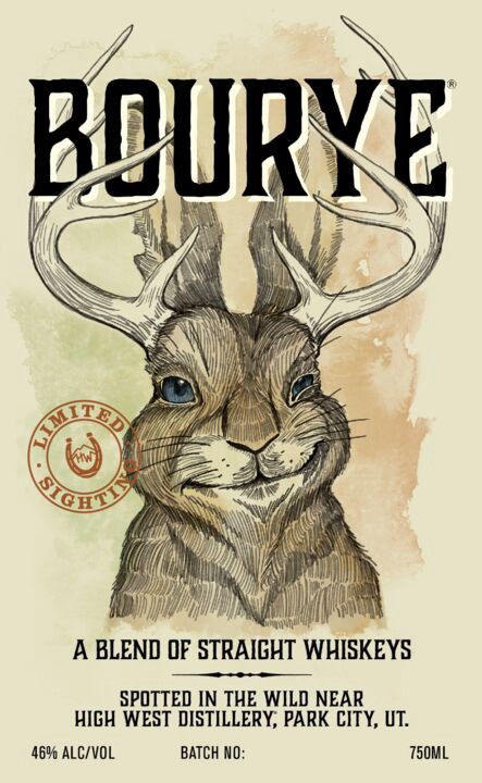 slide 4 of 5, High West Bourye Whiskey, 750 mL Bottle, 92 Proof, 750 ml