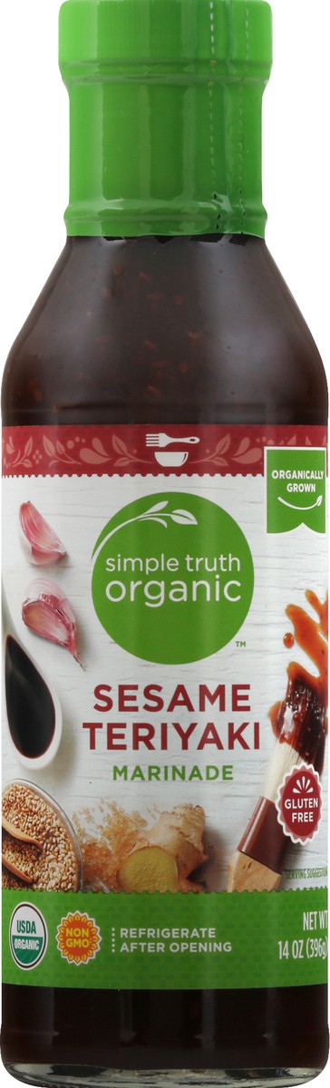 slide 1 of 9, Simple Truth Organic Sesame Teriyaki Marinade 14 oz, 14 oz