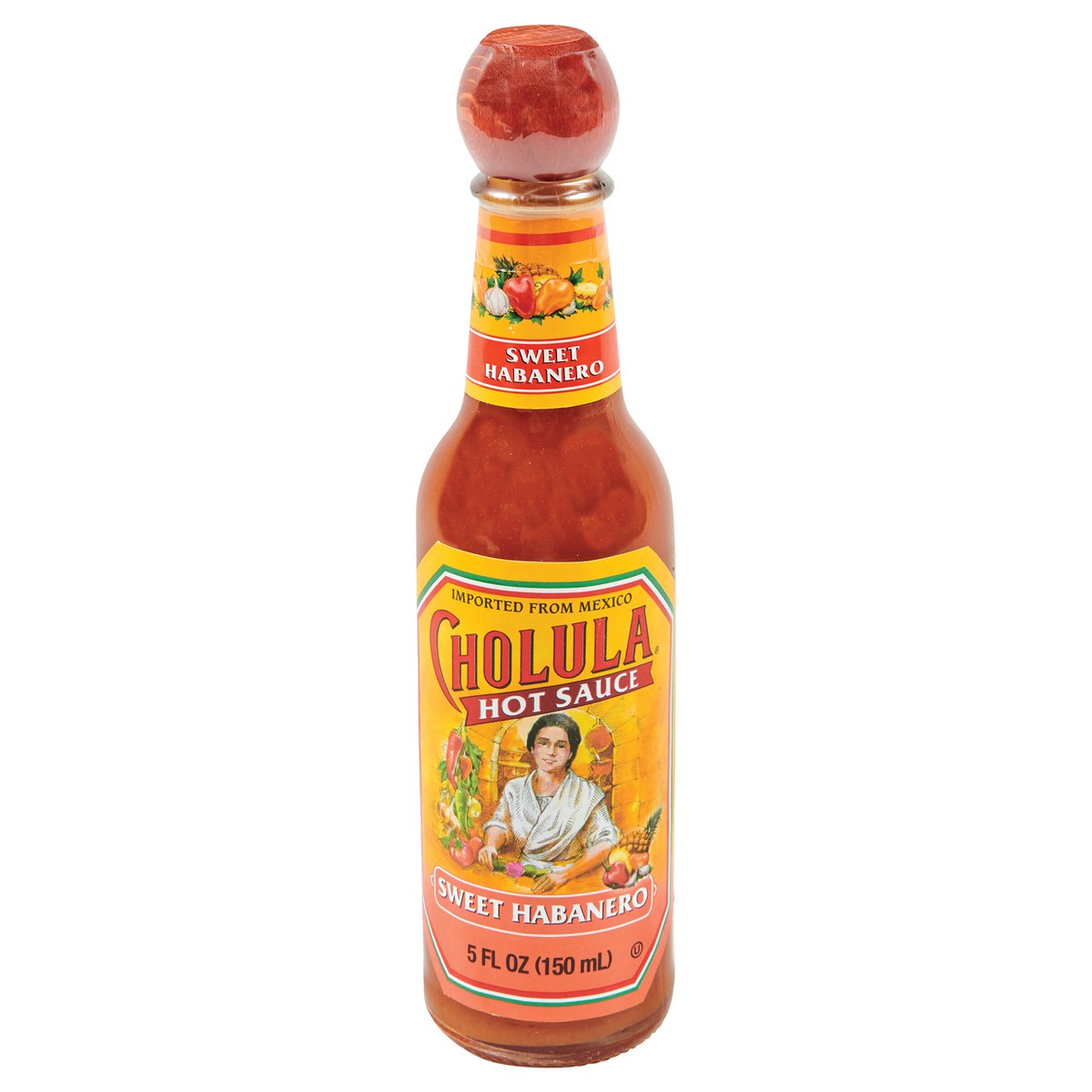 slide 1 of 5, Cholula Sweet Habanero Hot Sauce, 5.0 fl oz, 5 oz