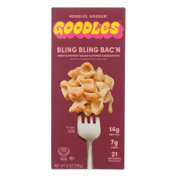 slide 1 of 1, Goodles Bling Bling Bac'n Mac & Cheese- 6 oz, 6 oz