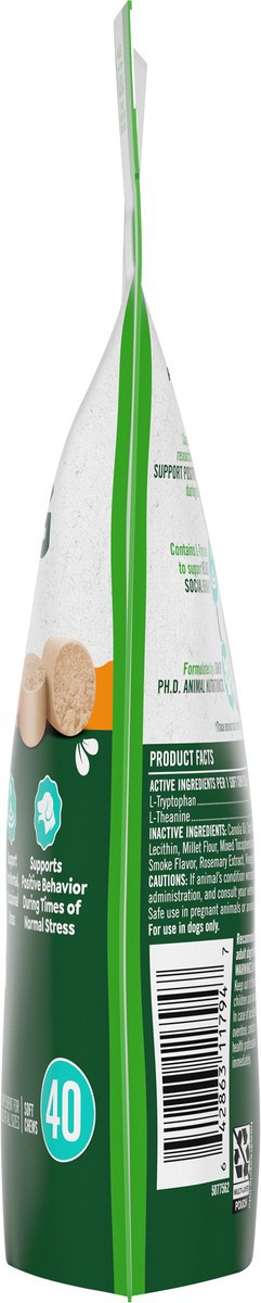 slide 9 of 13, Greenies Calming Chicken Flavor Supplements 40 ea, 40 ct