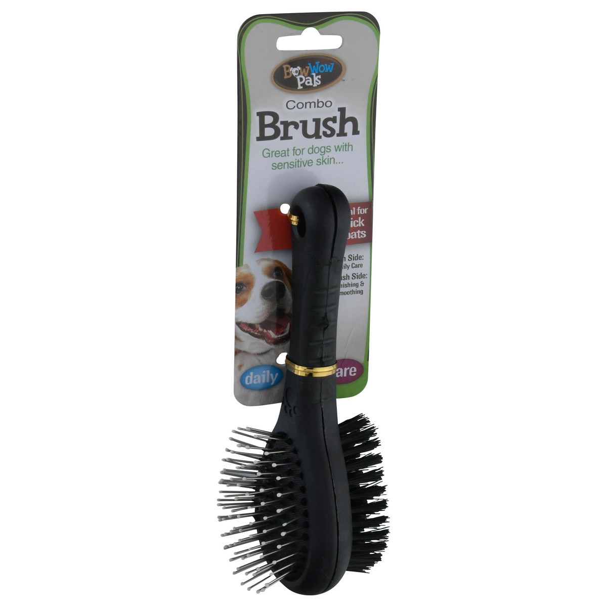 slide 2 of 9, BowWow Pals Combo Brush 1 ea, 1 ct