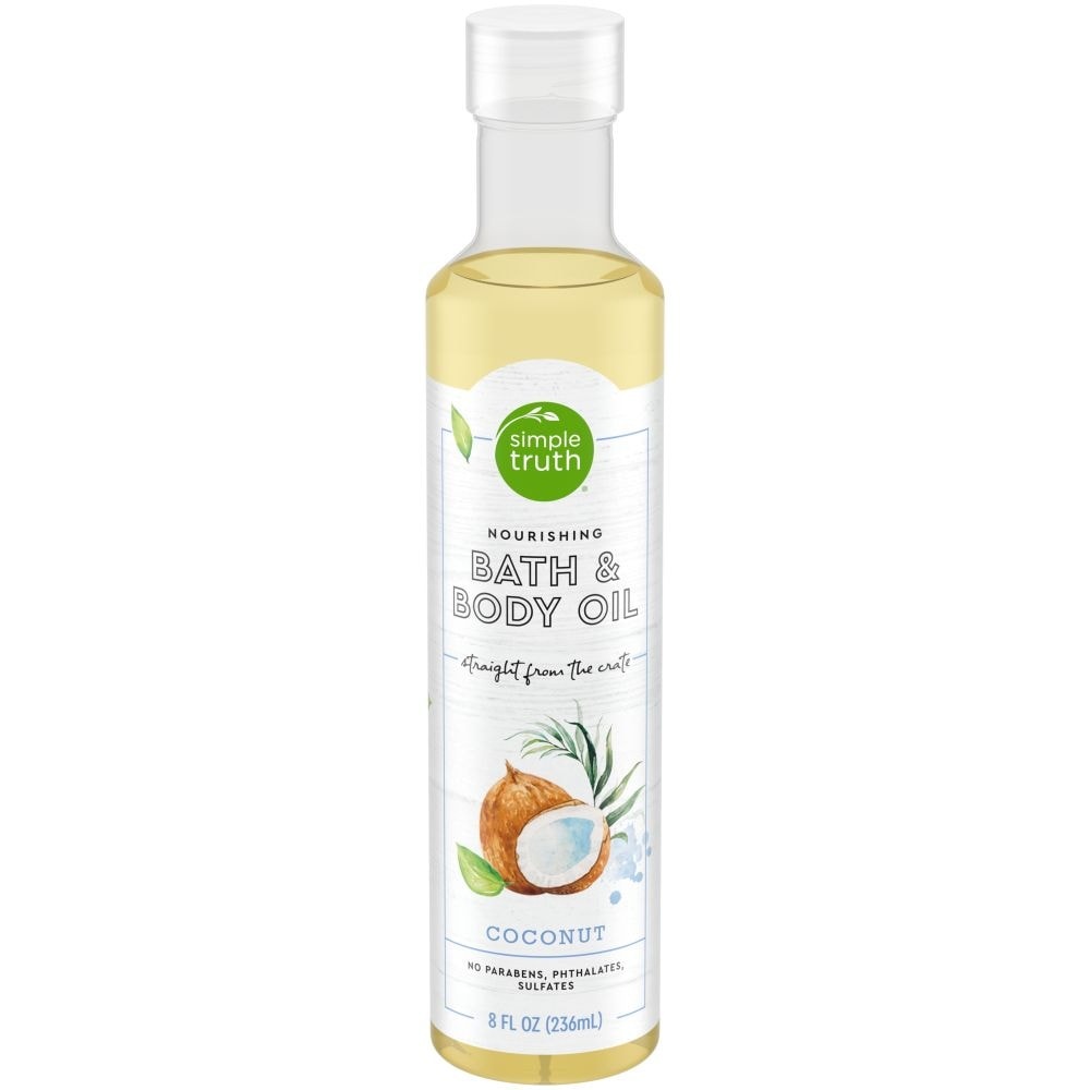 slide 1 of 1, Simple Truth Beauty Crate Coconut Body Oil, 8 fl oz