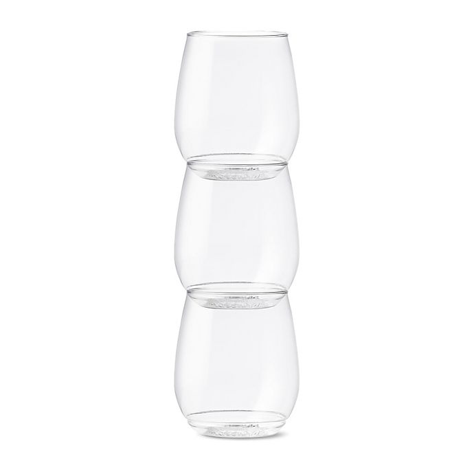 slide 3 of 4, TOSSWARE Unbreakable Stemless Plastic Wine Glasses, 14 oz