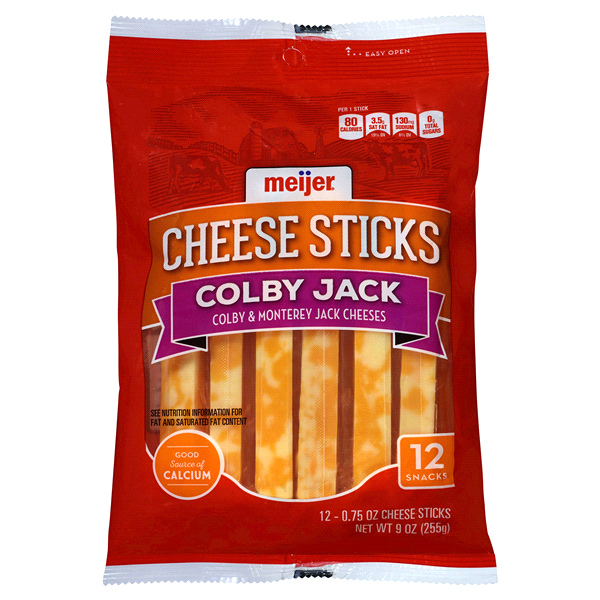 Meijer Colby Jack Cheese Sticks 9 Oz | Shipt