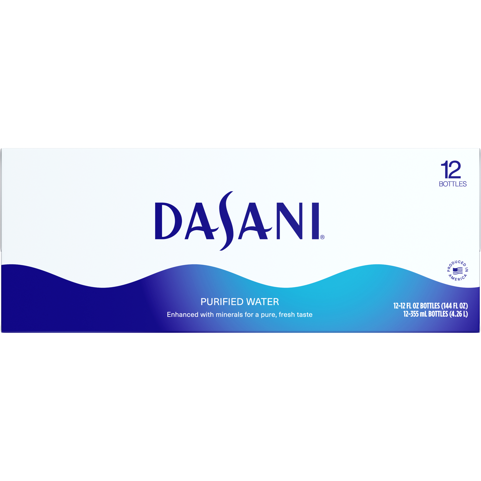 slide 3 of 4, DASANI Purified Water Bottles Enhanced with Minerals, 12 fl oz, 12 Pack, 144 fl oz