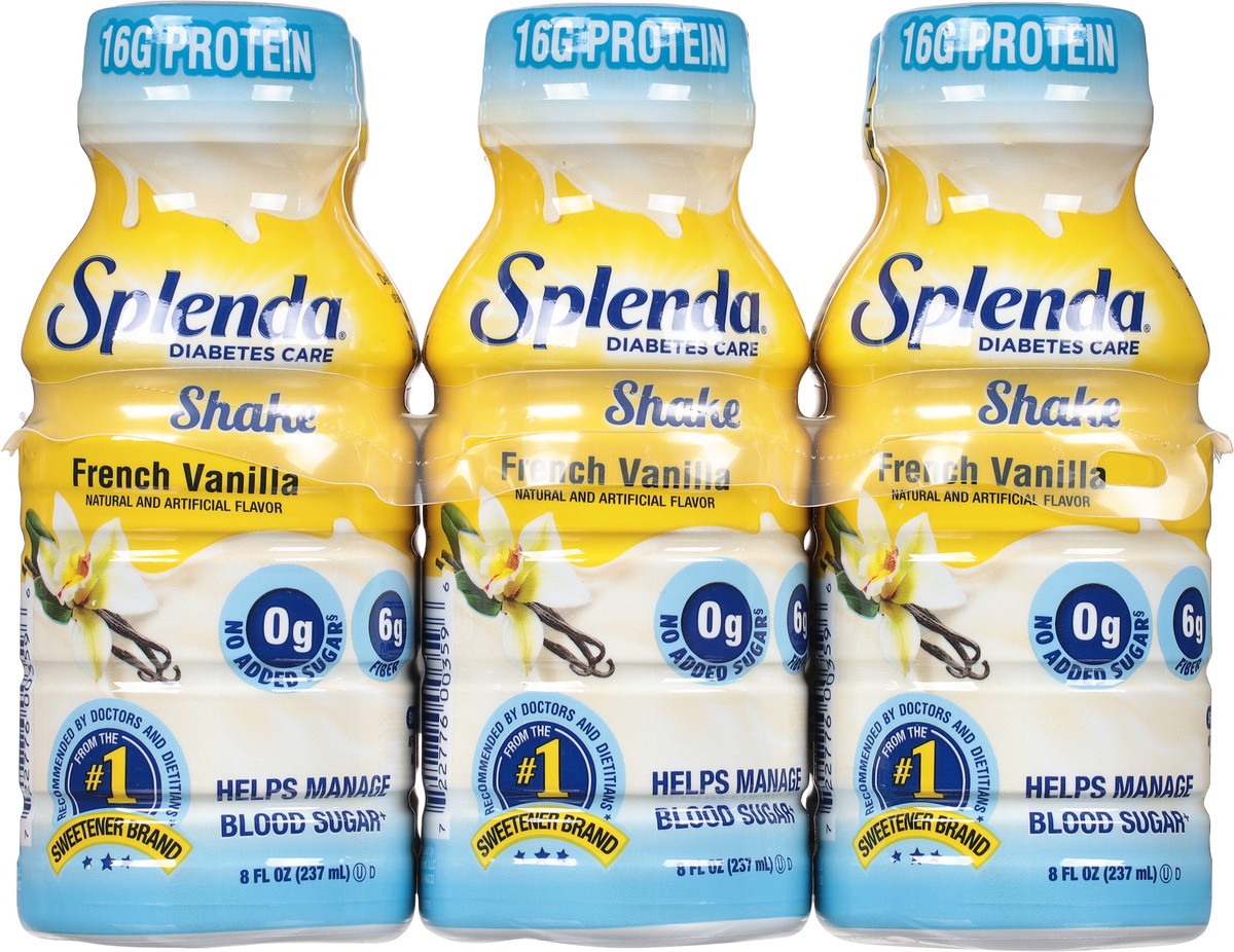 slide 7 of 9, Splenda Diabetes Care Shakes French Vanilla, 6 ct; 8 oz