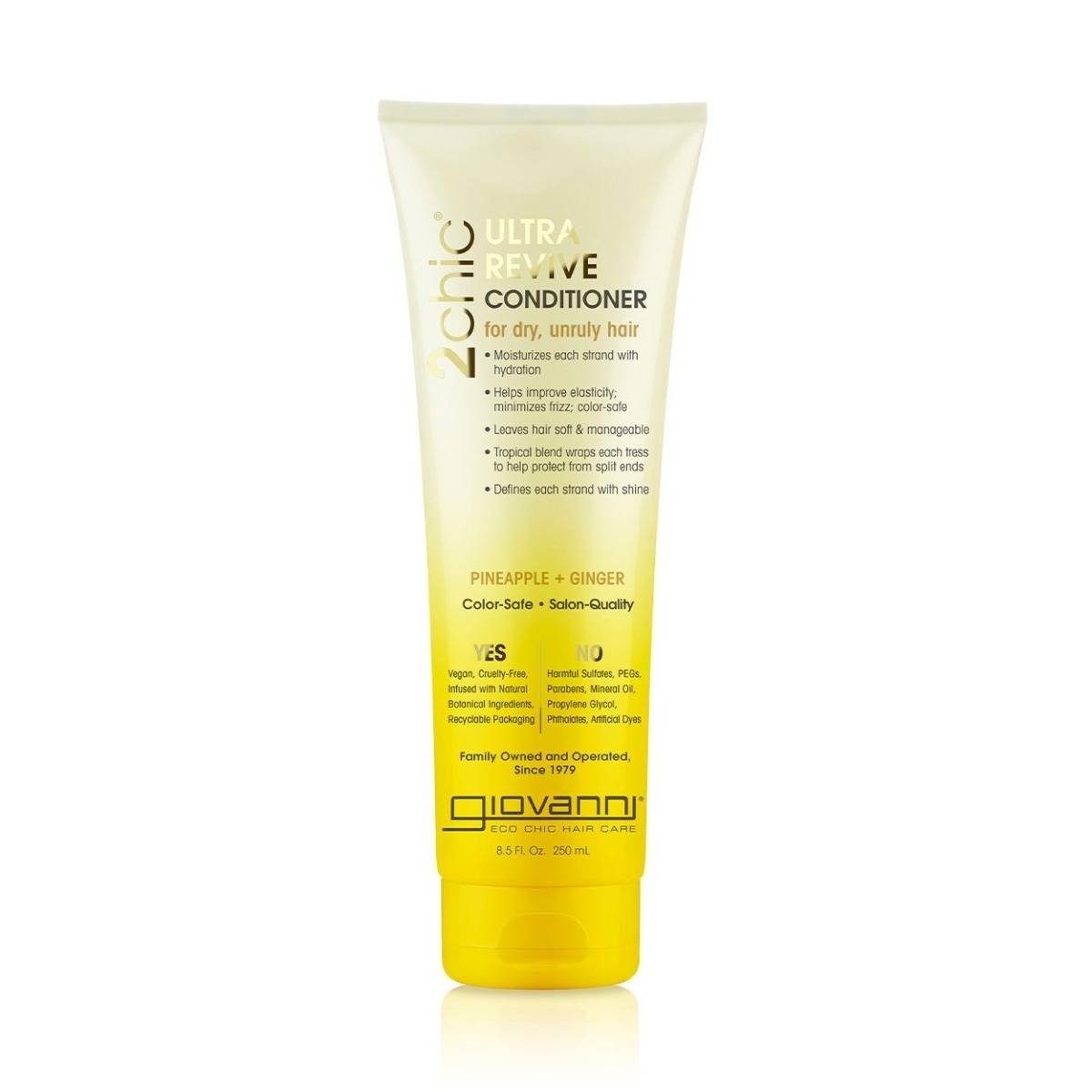 slide 1 of 1, Giovanni 2Chic Pineapple & Ginger Ultra-Revive Conditioner, 8.5 fl oz